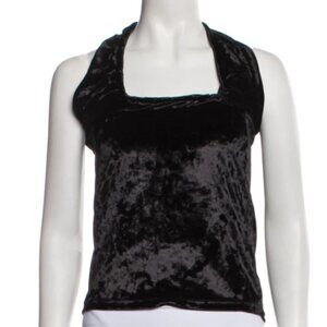 Ottolinger Square Neckline Velvet Halter Top